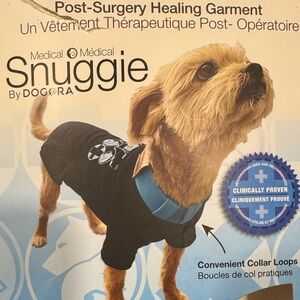 Snuggie Post-Surgery Healing Garment - Black and Blue